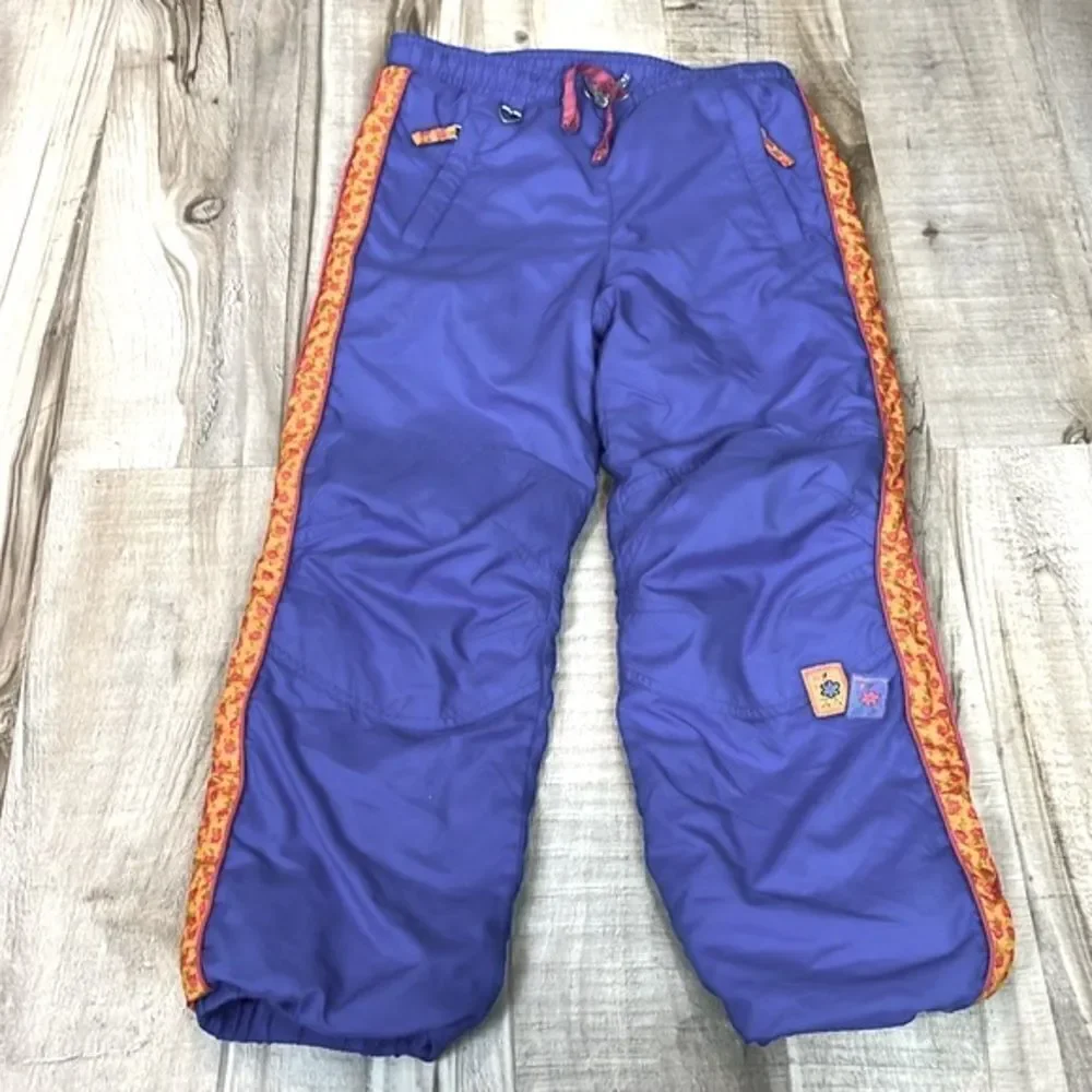 Obermeyer vintage ski pants ‘Sunshine ‘n Roses’ size 7 / small
